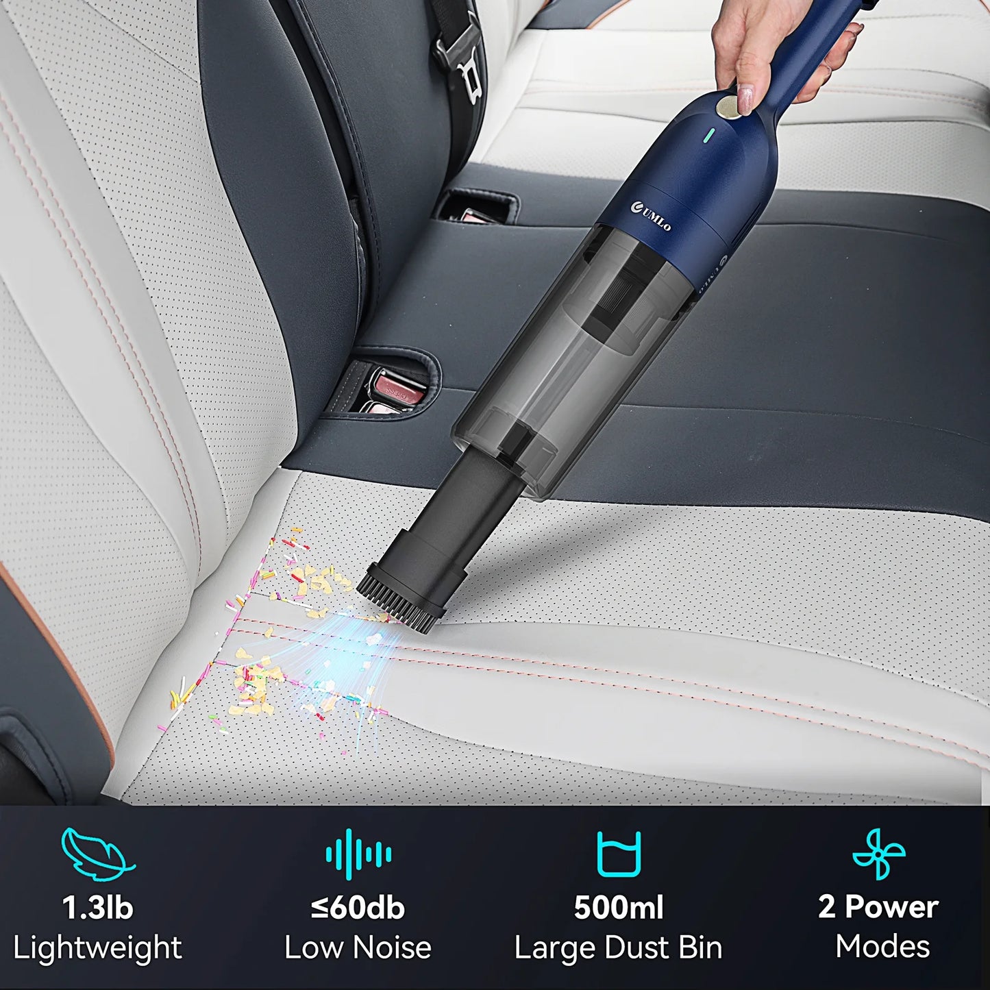 DustJet- The Ultimate Mini Car Vacuum